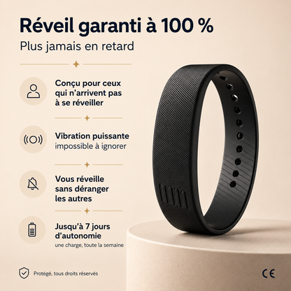 VibSleep : Fini les réveils ratés, les retards et le stress du matin