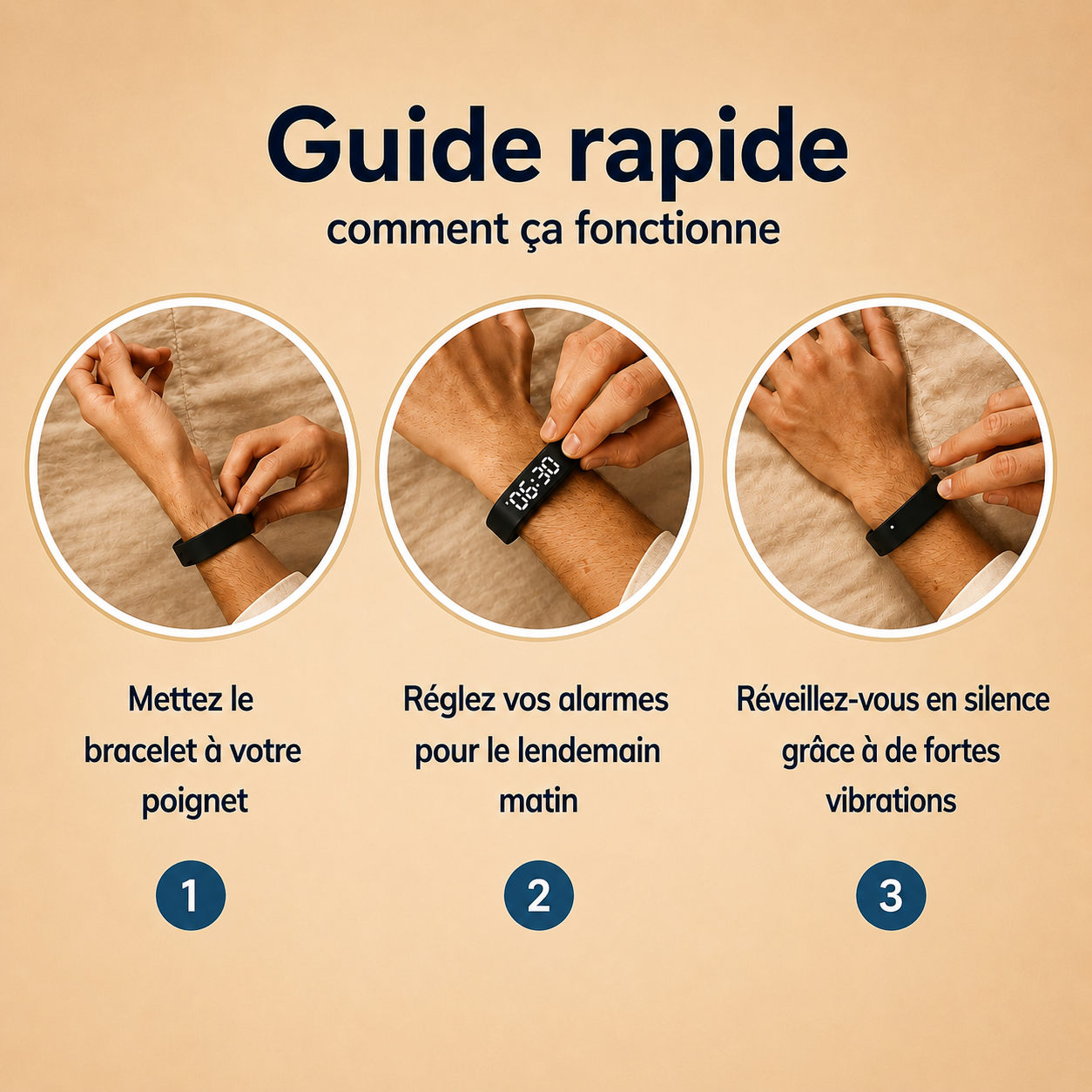 VibSleep : Fini les réveils ratés, les retards et le stress du matin