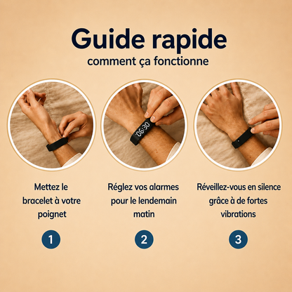 VibSleep : Fini les réveils ratés, les retards et le stress du matin